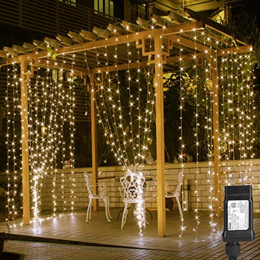 Led Fairy String Lights - 594 LED Curtain Lights 20 x