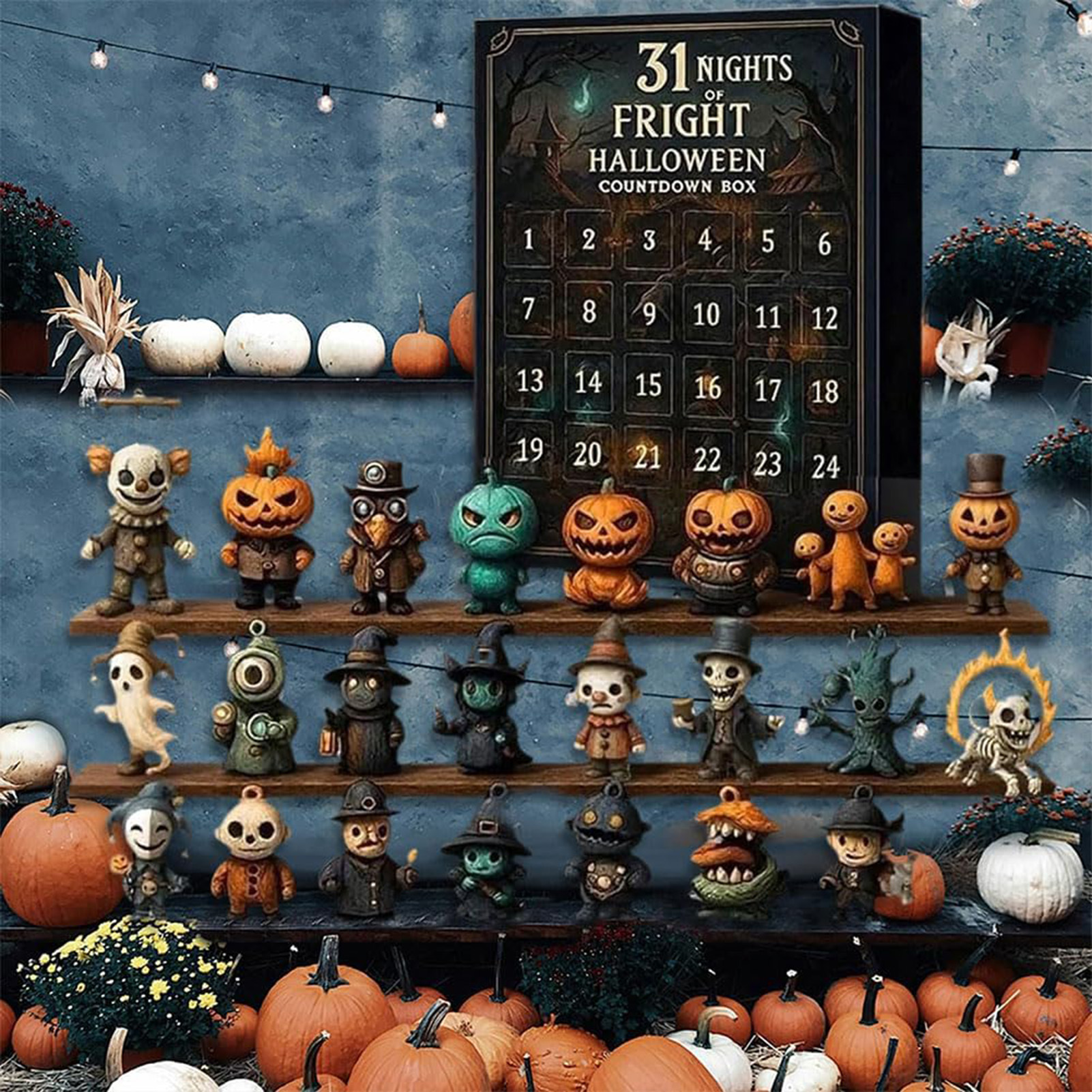 31 Nights Of Fright For Hallow - Advent Calendar Gift ulasan dan harga