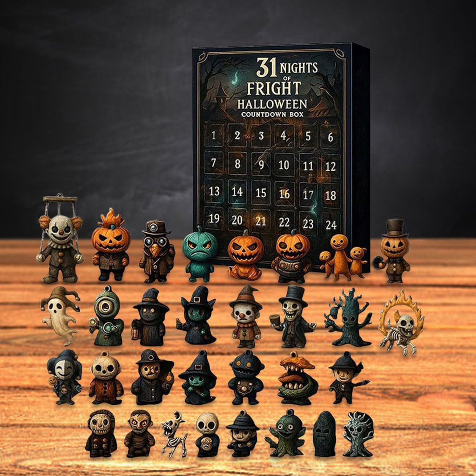 31 Nights Of Fright For Hallow - Advent Calendar Gift ulasan dan harga