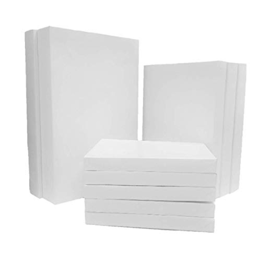 Set of 10 White Gift Wrap Boxe - Gift Box Wrap Set ulasan dan harga