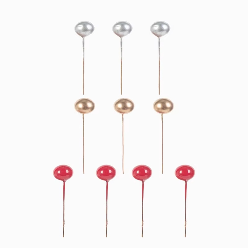30/50pcs Artificial Small Roun - Christmas Tree Artificial ulasan dan harga