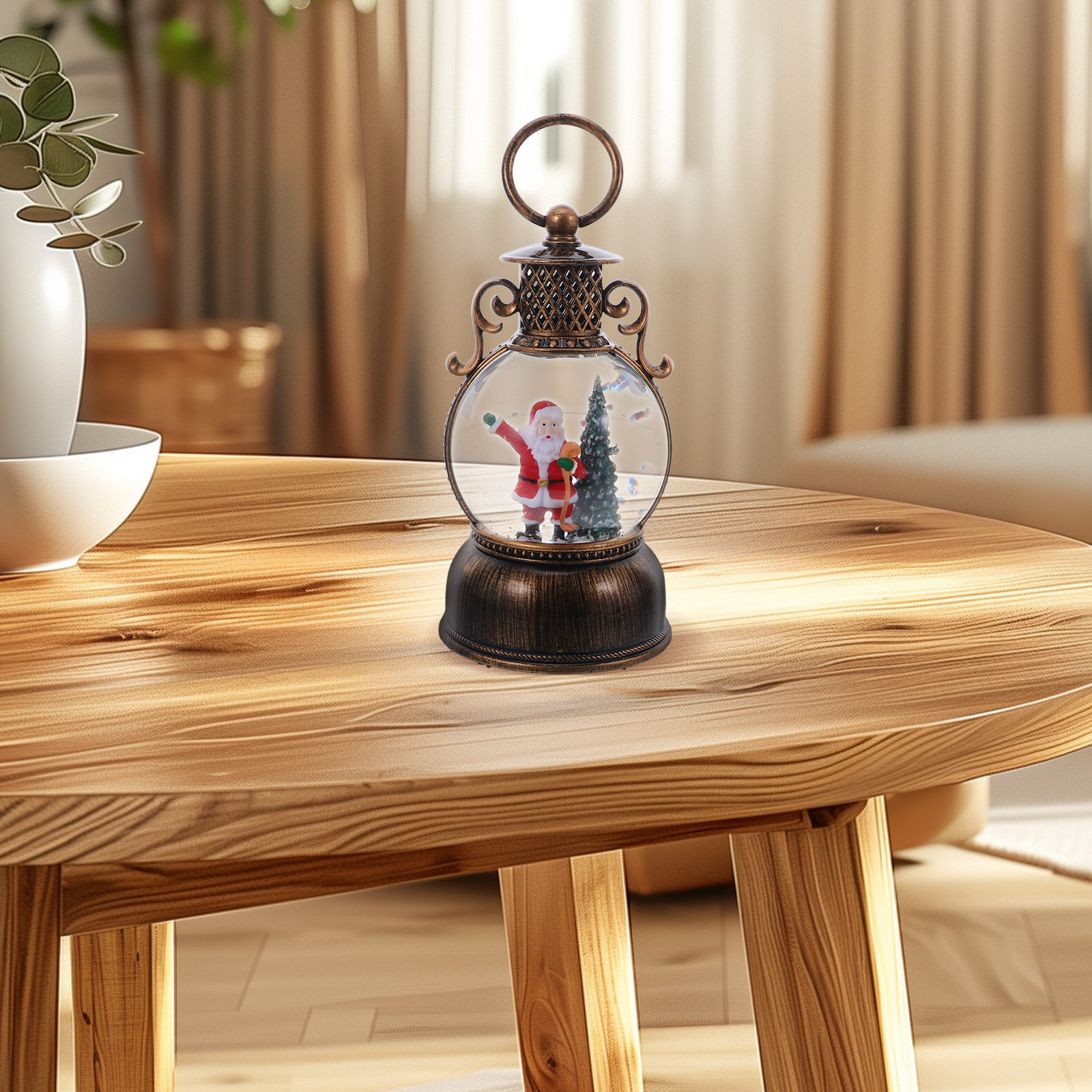 Lighted Christmas Snow Globe L - Snow Globe Musical ulasan dan harga