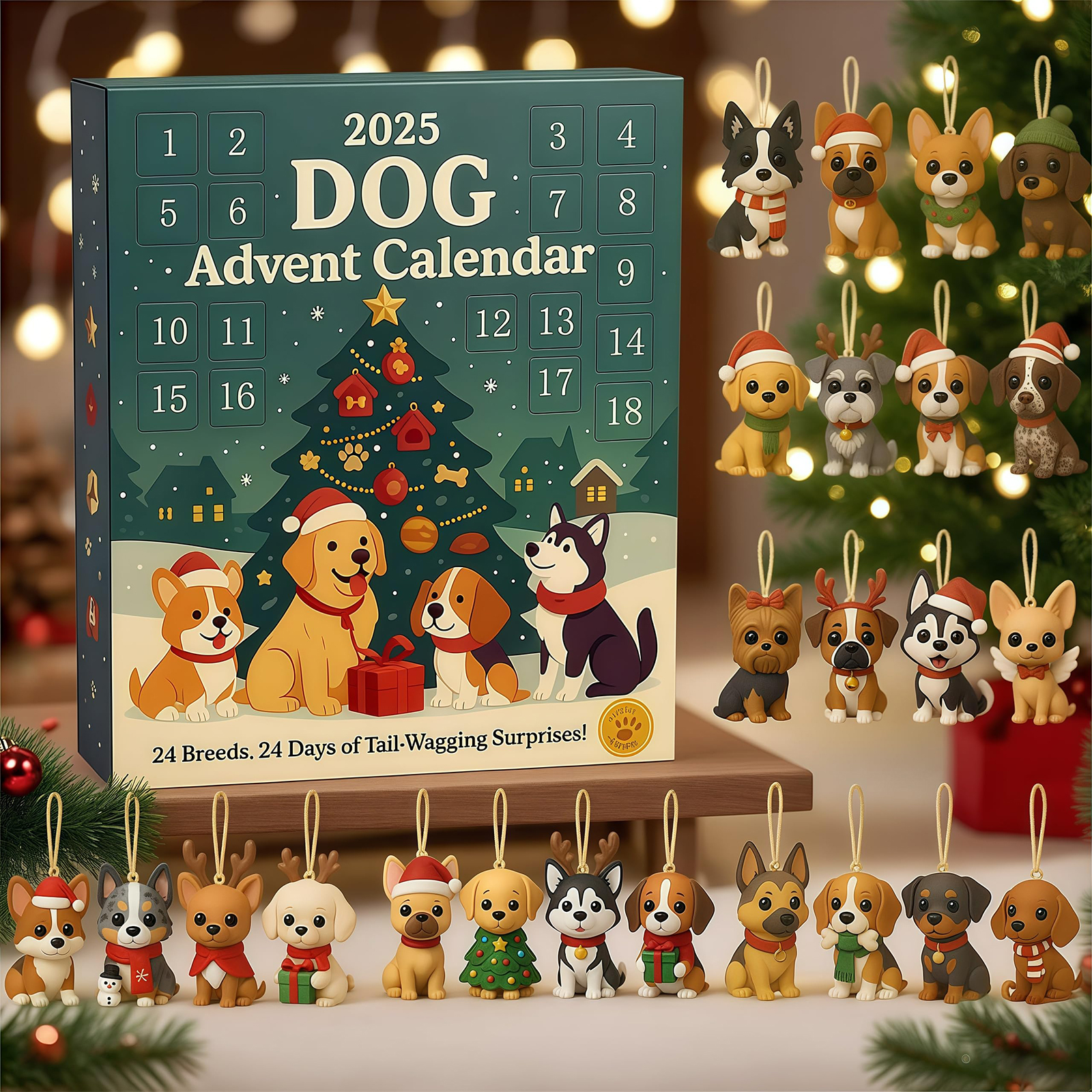 Cat Lovers 24 Days Christmas A - Advent Calendar Gift ulasan dan harga
