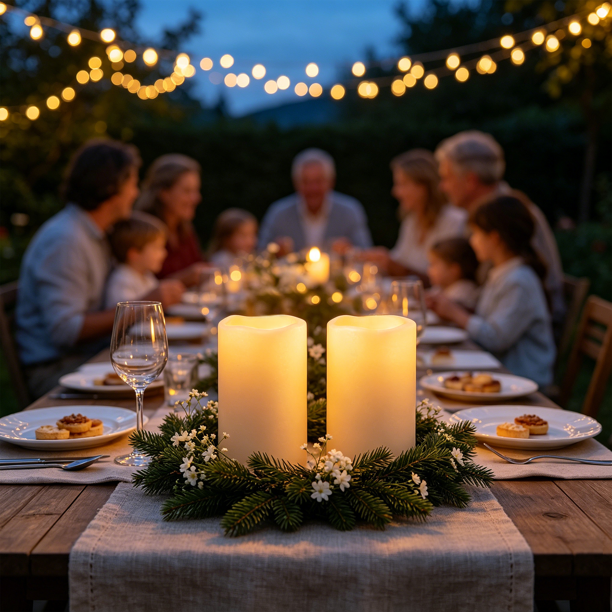 Flameless LED Pillar Candle Wa - Holiday Candle Set ulasan dan harga