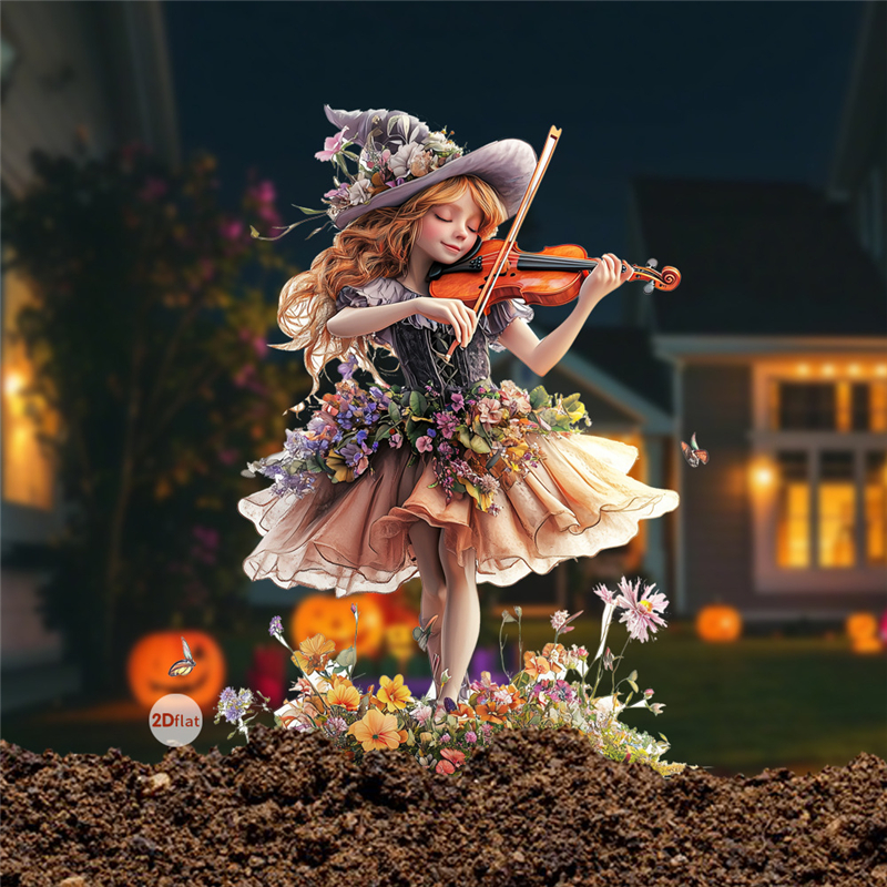 Pcs 2D Acrylic Halloween Elf F - Christmas Lights Outdoor ulasan dan harga