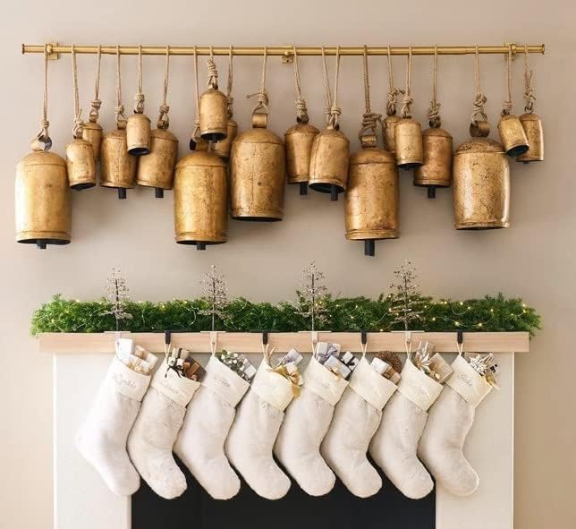 RW Rustic Giant Christmas Bell - Christmas Stocking Hanging ulasan dan harga