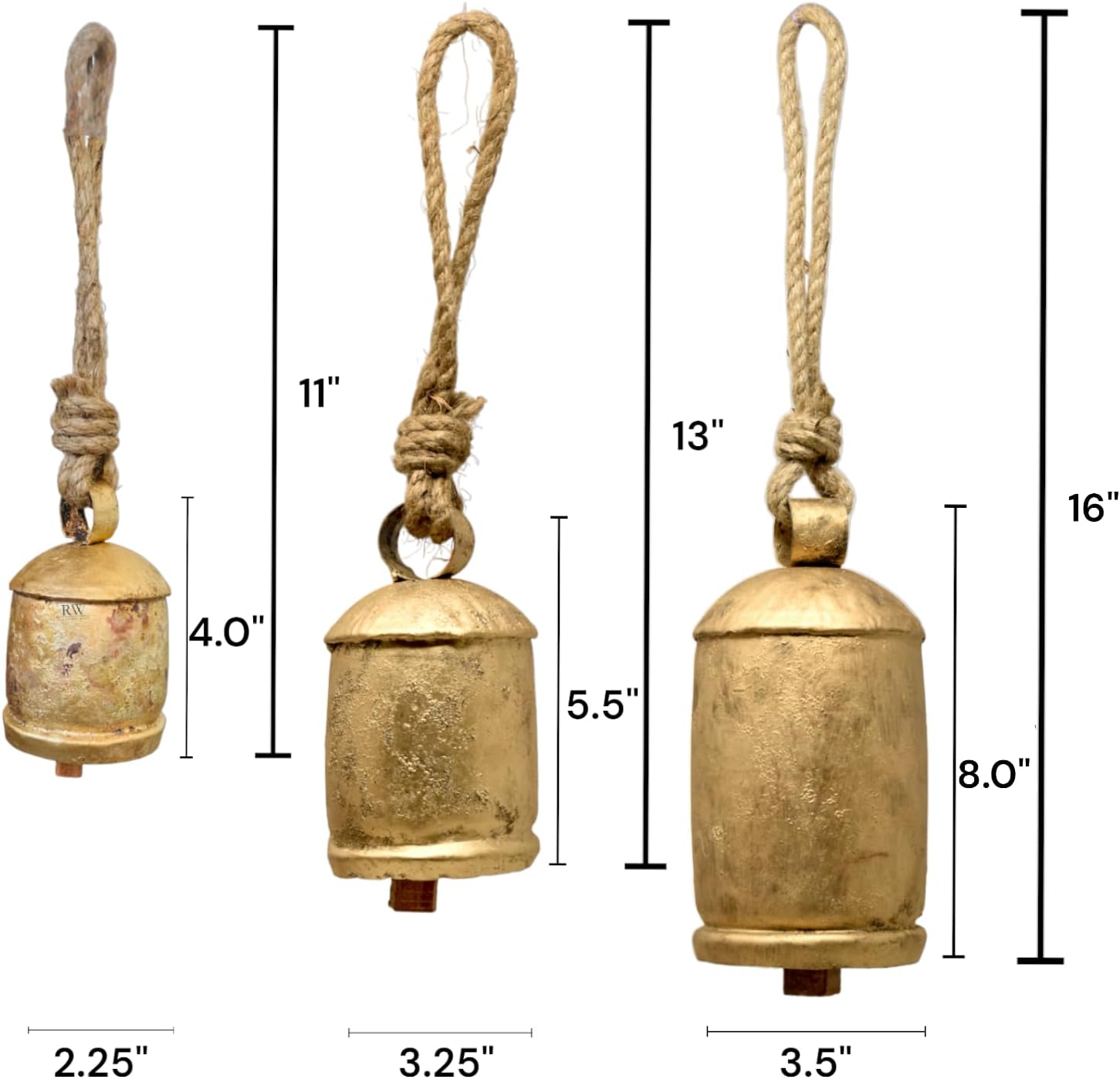 RW Rustic Giant Christmas Bell - Christmas Stocking Hanging ulasan dan harga