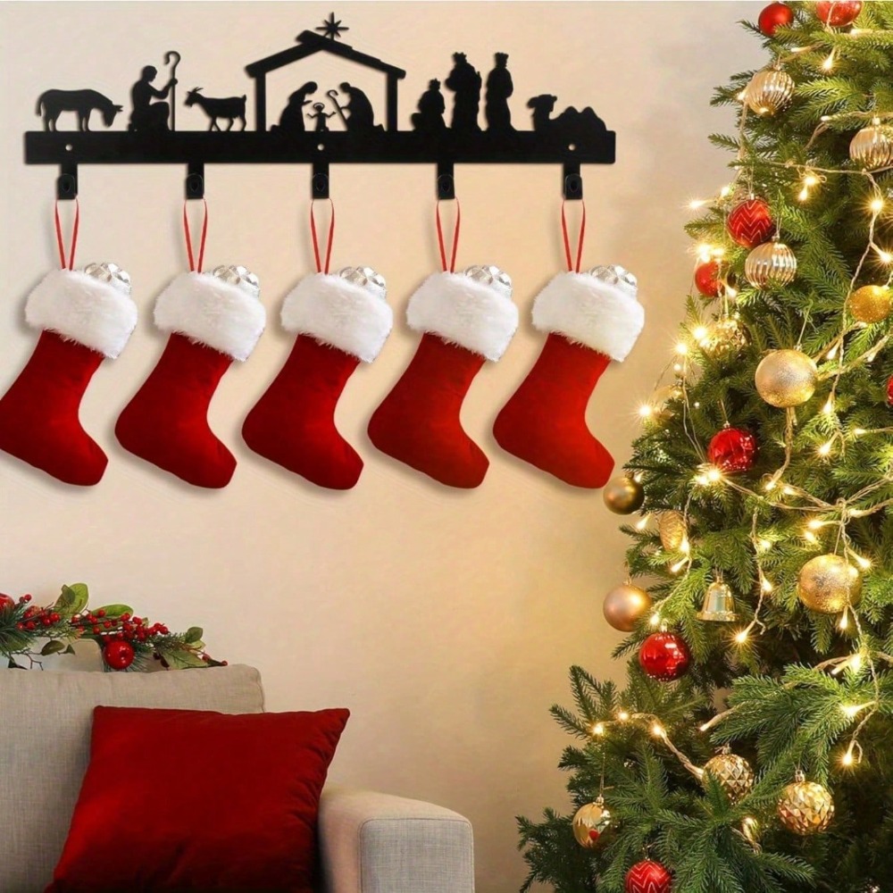 Vintage Metal Stocking Holder  - Christmas Stocking Hanging ulasan dan harga