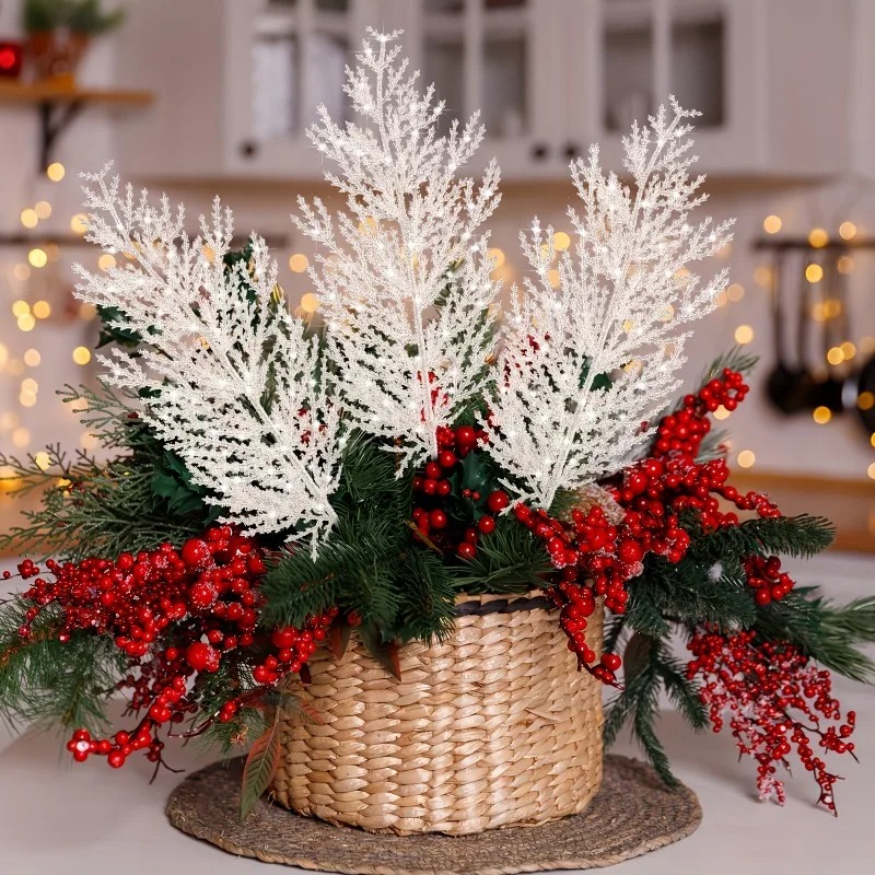 24pcs Christmas Artificial Pin - Christmas Wreath Fake ulasan dan harga