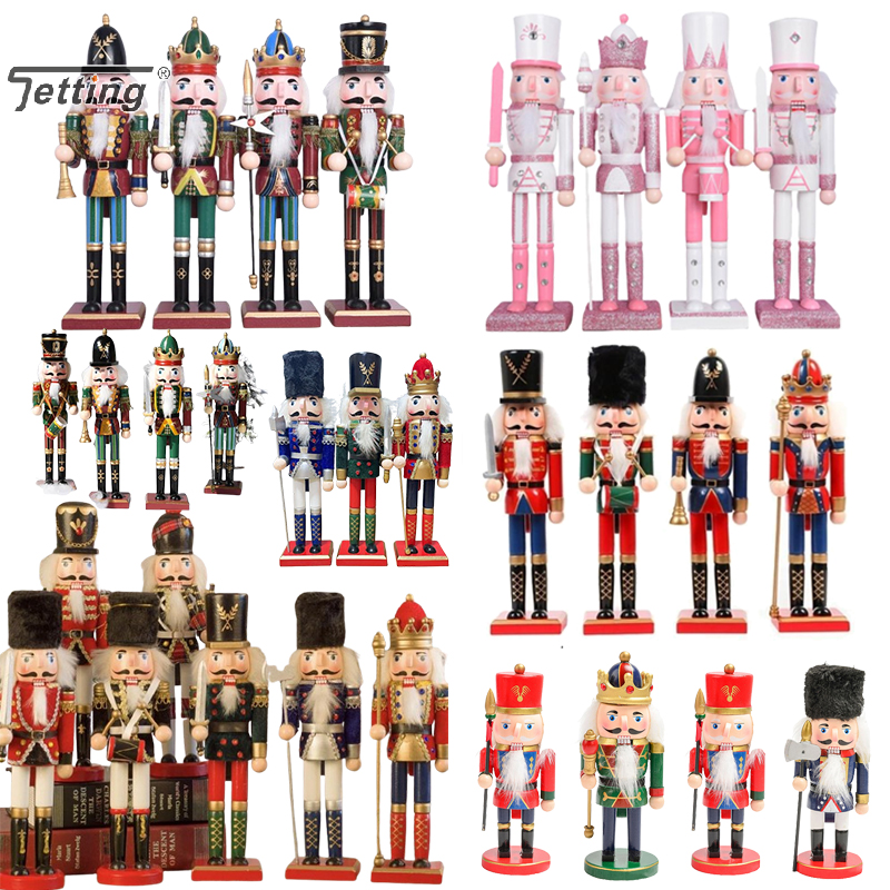 Cartoon Walnut Soldier Figurin - Nutcracker Figurine ulasan dan harga