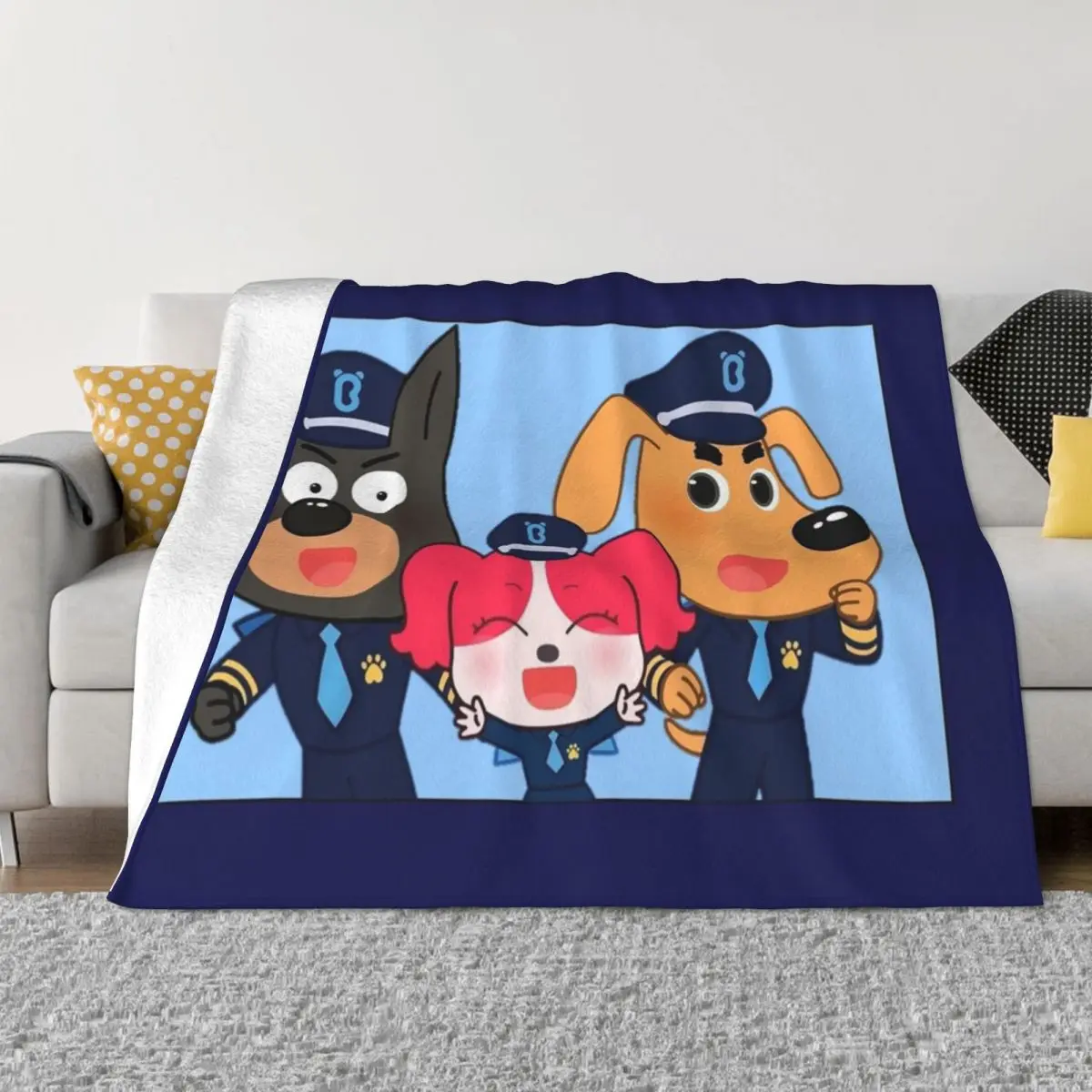 Sheriff Labrador Throw Blanket - Christmas Throw Blanket ulasan dan harga