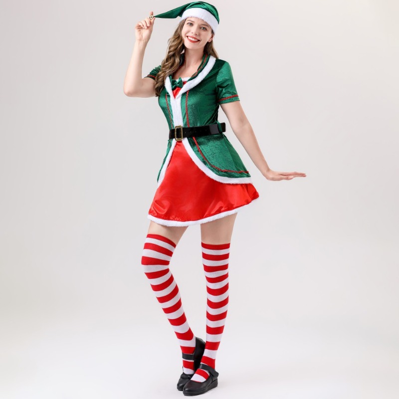 Christmas Cosplay Costume Elf  - Elf Costume Christmas ulasan dan harga