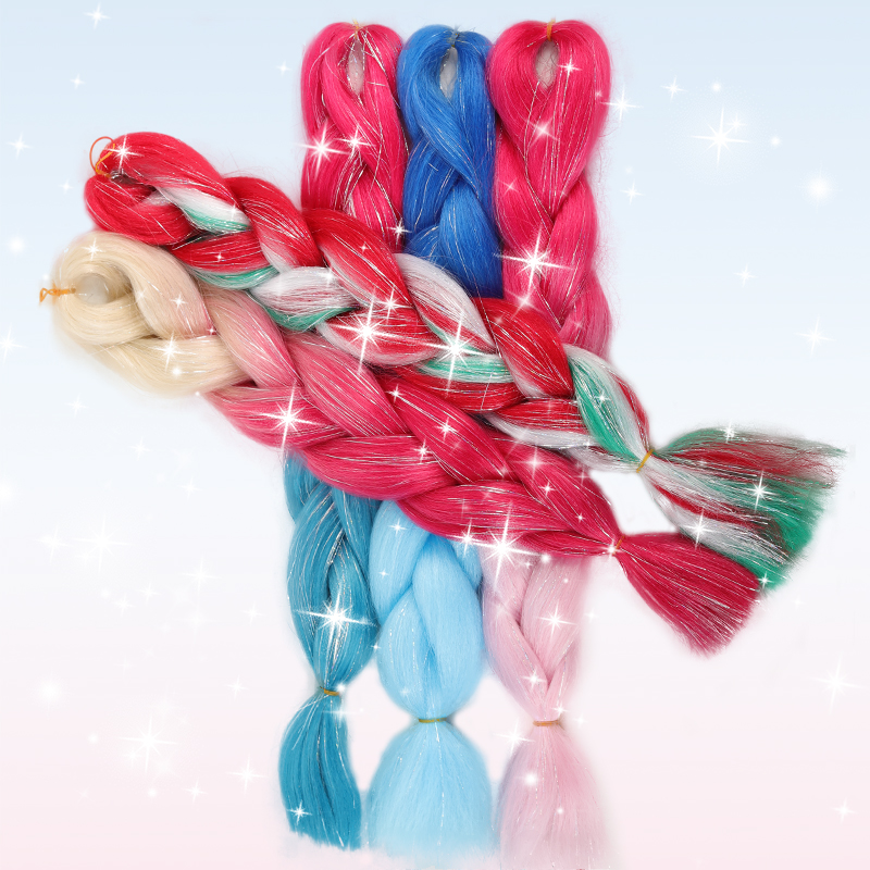 Shiny Tinsel Rainbow Jumbo Bra - Tinsel Garland Decoration ulasan dan harga
