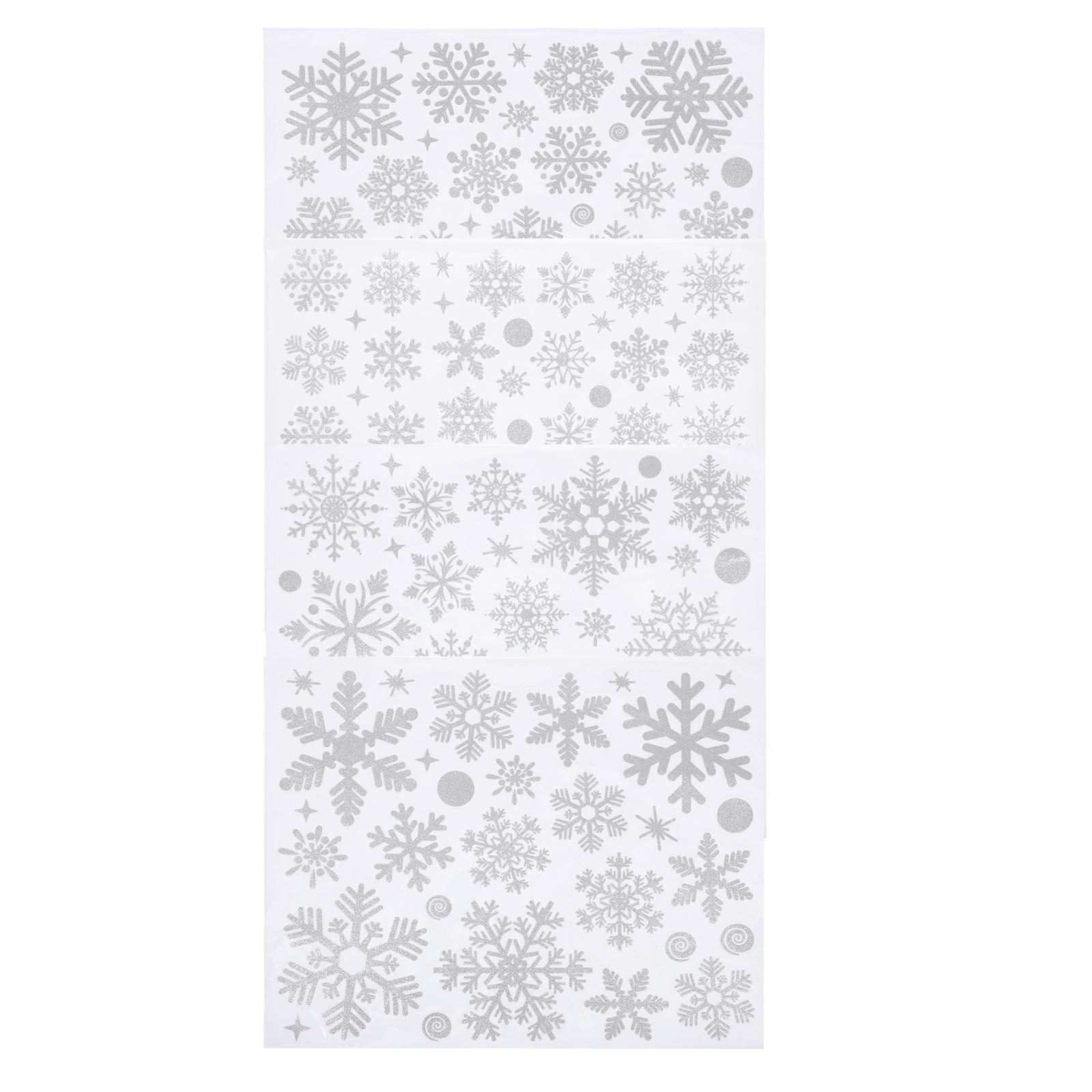 4 Pcs Winter Decor Window Stic - Snowflake Window Decal ulasan dan harga