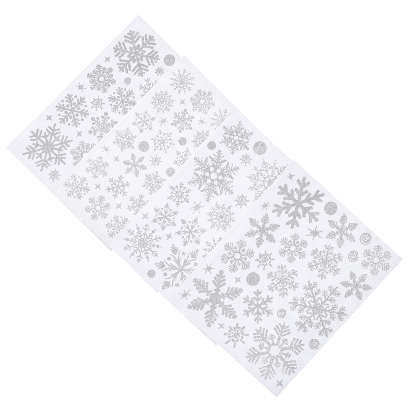 4 Pcs Winter Decor Window Stic - Snowflake Window Decal ulasan dan harga